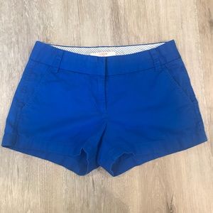 J. CREW bright blue shorts